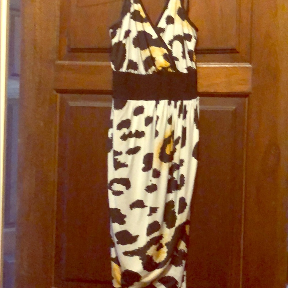 Spaghetti strap leopard dress size XS